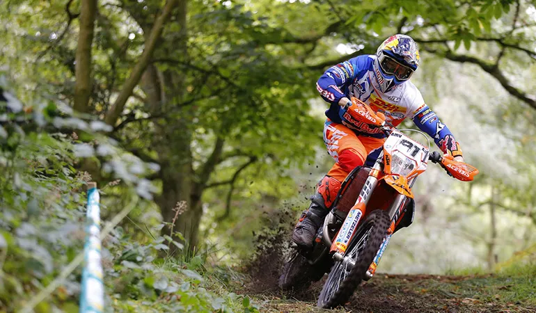 Nathan Watson en 2017 à Hawkstone Park KTM nathan hwtason Hawkstone Park