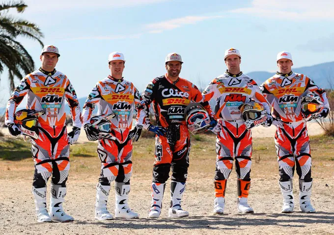 Team enduro 2013 KTM
