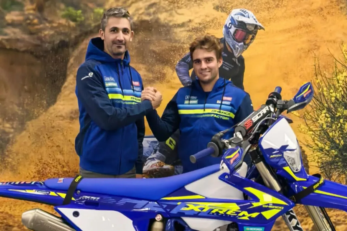 Lorenzo Gandola et Jordan Curvalle Sherco
