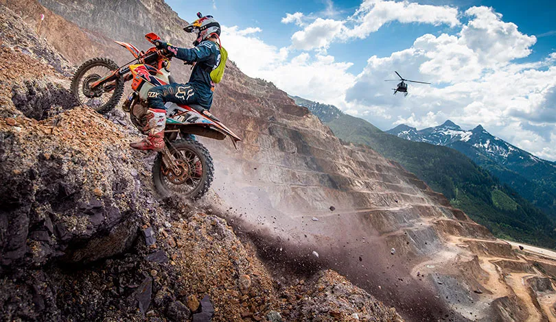 Manuel Lettenbichler a été le seul pilote en meusre de disputer la victoire à Jarvis Manuel Lettenbichler ezrbergrodeo 2019