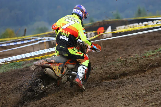 Un nouveau titre de champion de France d'enduro pour Nambot', pas simple à décrocher cette année mais il l'a fait Nambotin KTM france ambert j1 26