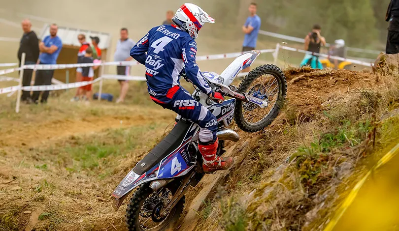 Nathan Berred s'impose en Junior E1 Nathan Berrerd enduro france Merzer 2019 J1