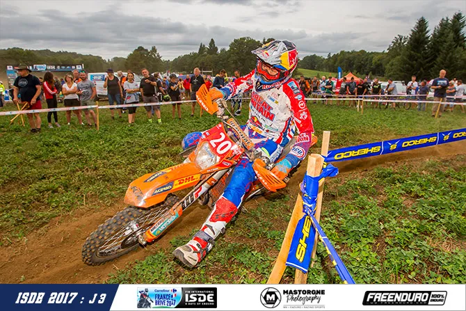 Nathan Watson (Grande-Bratagne) Nathan Watson KTM ISDE 2017 J3