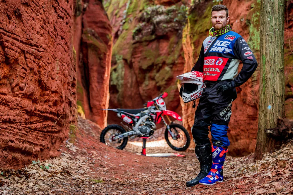 Mathias en 2018 avec sa toute nouvelle structure ORC Honda Mathias Bellinoo HOnda 2018