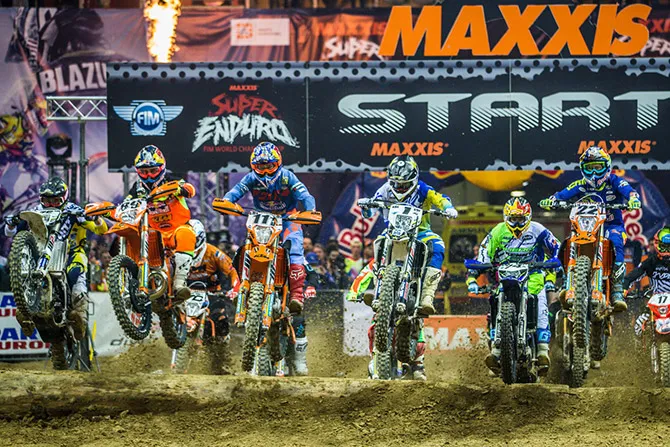 Taddy Blazusiak KTM 350 EXC F Start Krakow 2017