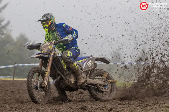 Le tout premier titre de champion de France d'enduro pour Jérémy Tarroux Tarroux sherco chamoin 2017