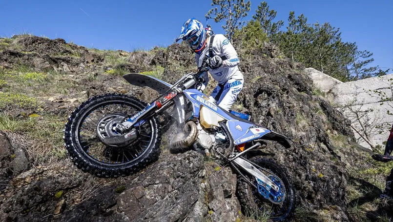Teodor Kabakchiev pilote hard enduro Serbie