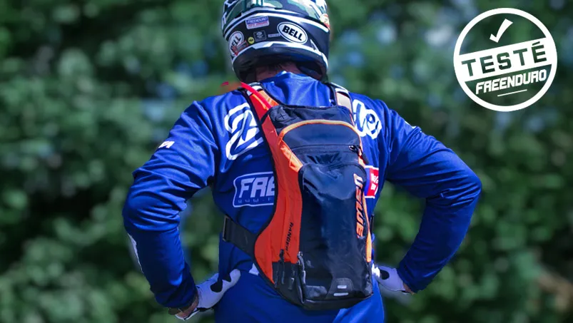 Test sac à eau USWE pour l'enduro