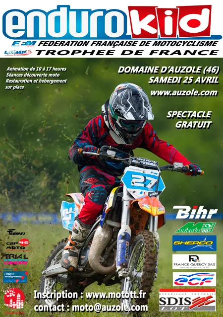 Affiche enduro KID