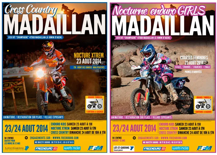 affiche cross country madaillan 2014 