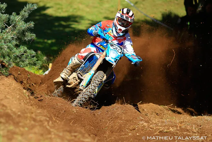 Alban Dauphin : 2 honorables 8e places en E1 Alban Duaphin TM Racing enduro team