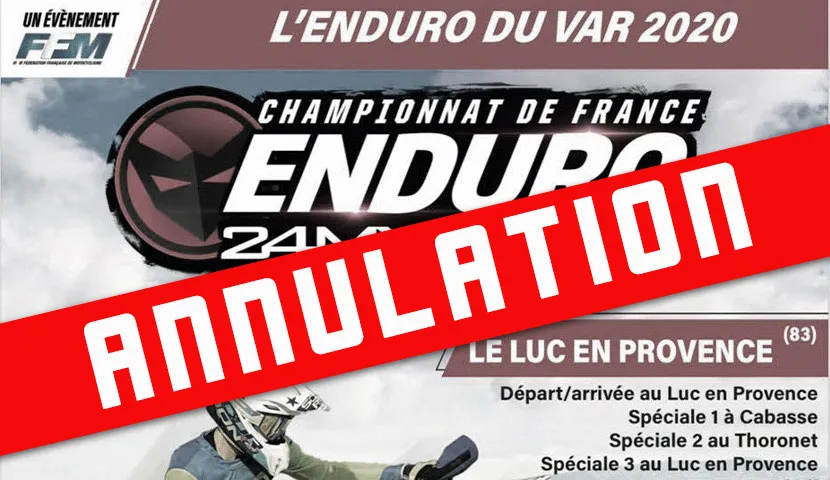 CDF ENDURO 2020 -  Le Luc :  les infos pratiques