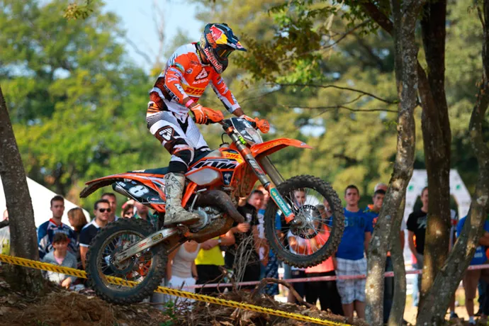 Antoine Méo 125 KTM enduro Sancey le Grand