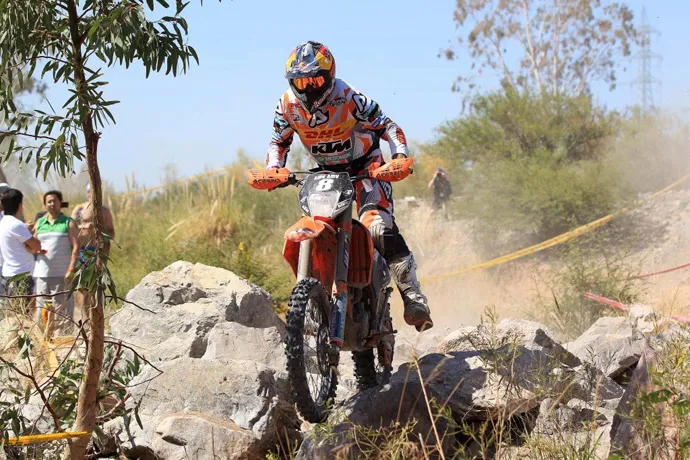 Un sans faute pour Méo malgrès l'opposition de Salminen - photo KTM antoine méo 250 KTM Exc-f