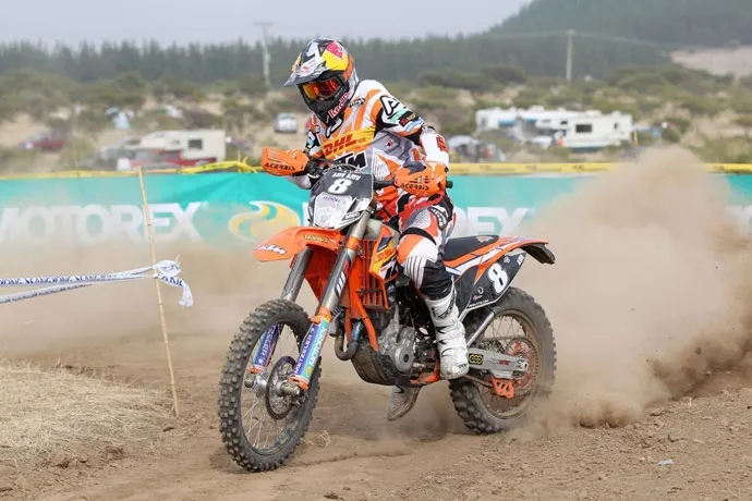 Au chili , Méo réalise le doublé en E1 Antoine Méo KTM