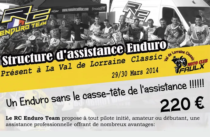 Romain cadillac Assistance enduro