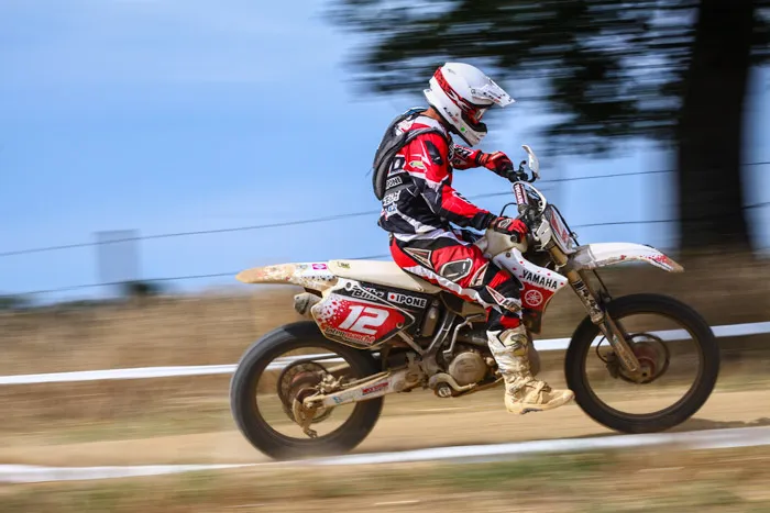 Romain Barberger pilote Yamaha Cross Country 