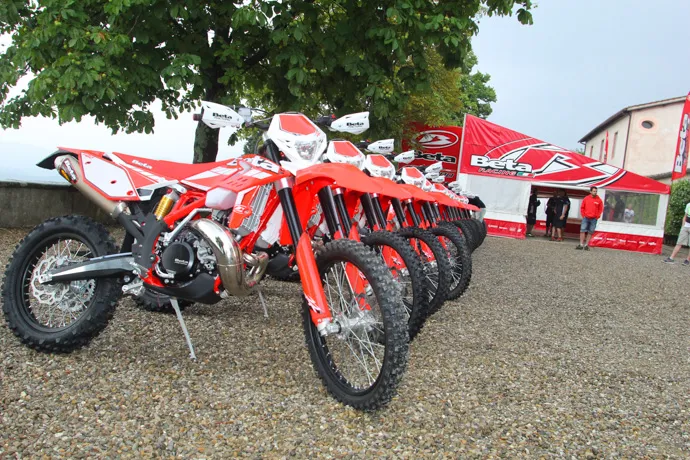 la présentation officielle des Beta a eu lieu les 24et 25 juin 2014 en Toscane nouvelle Beta enduro 2015