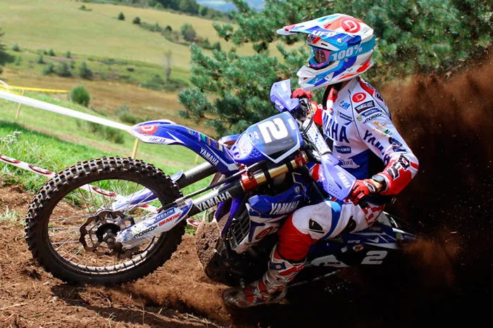 Marc Bourgeois dans le Top 5 au scratch les deux jours en E1 Marc Bourgeois team Yamaha enduro France