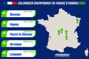 Calendrier championnat de France enduro 2026