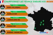 Calendrier championnat de France enduro KID 2025