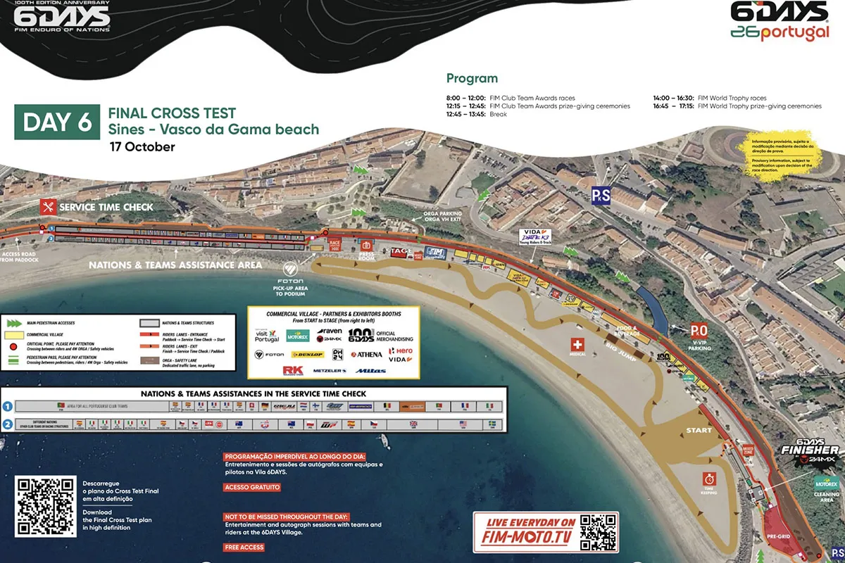 Plan Cross Final ISDE 2026 - Sines