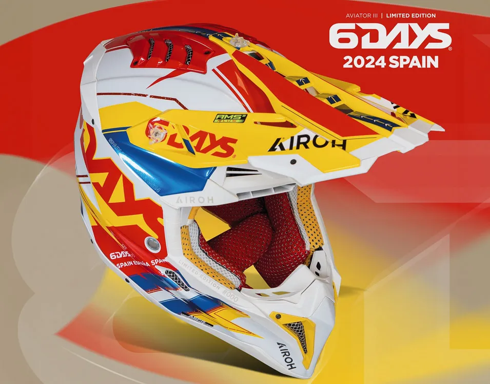 Casques  Airoh ISDE Espagne 2024 
