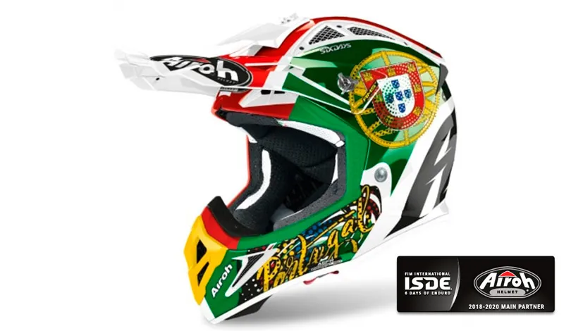 casque AIROH Aviator ISDE Portugal 2019
