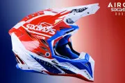 Le casque AIROH Aviator Six Days France 2022 Le casque AIROH Aviator Six Days France 2022