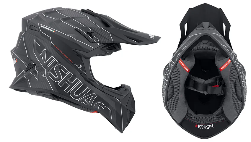 casque carbone Nishua Cross louismoto