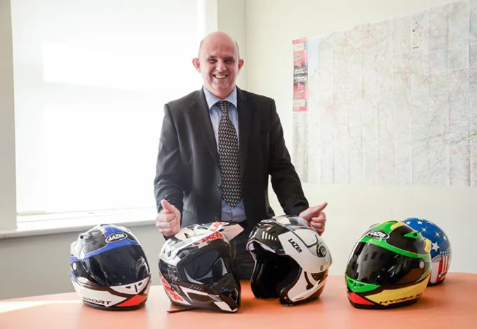 Stefan Houben Lazer helmet