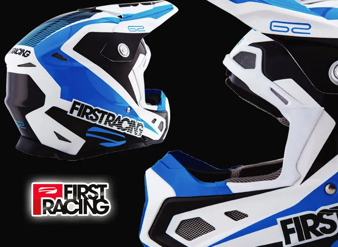 Prix : 289€ (Frais d'envoi inclus) Casques moto First Racing