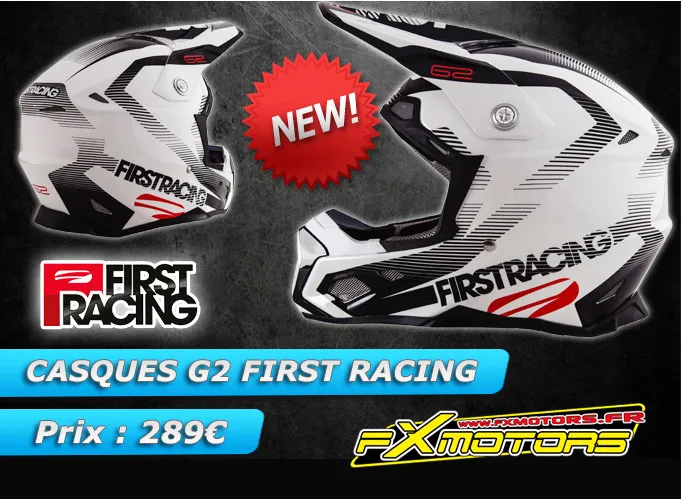 casque First Racing chez FX Motor
