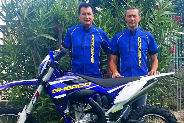 Marc Tessier Sherco et Fabrizion Azzalin 
