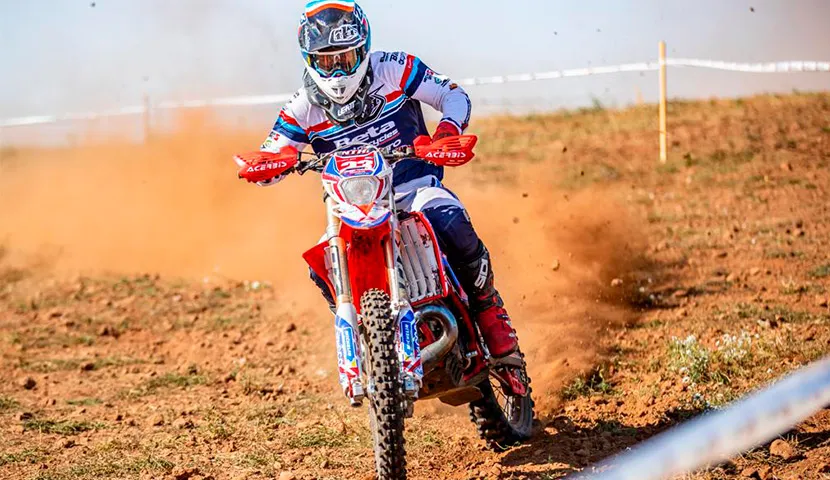 Retour concluant à l'enduro pour Christophe Charlier qui signe 2 secondes place en E2 charlier CDF enduro 2020 1 j2