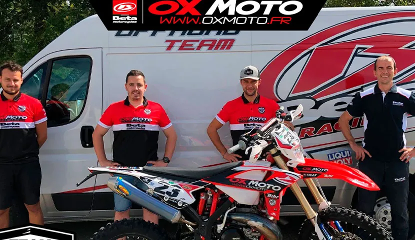 Christophe Charlier en enduro avec BETA - OxMoto