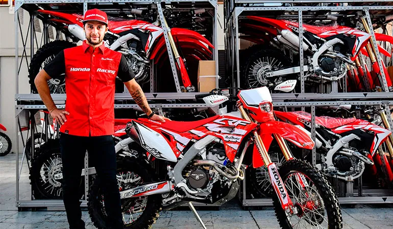 charlier pilote honda enduro 2019
