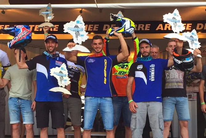Le podium final de l'Aveyronnaise 2017 podium aveyronnaise 2017