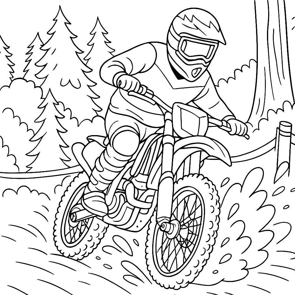 pilote enduro en spéciale