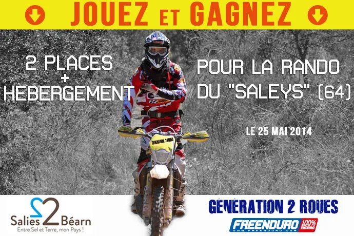 Participez a ce Jeux concours jusqu'au 04 mai 2014 Jeux concours Freenduro avril 2014