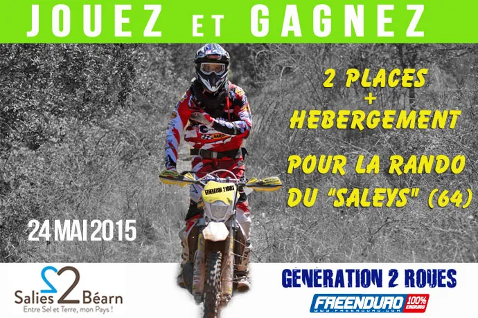 Jeux concours rando enduro 