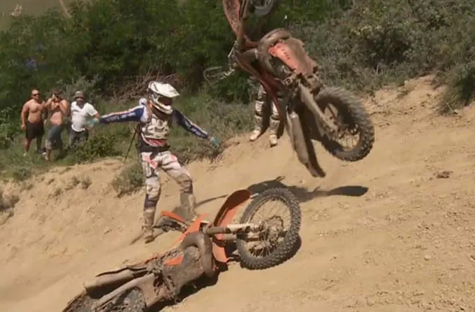 chute enduro ktm