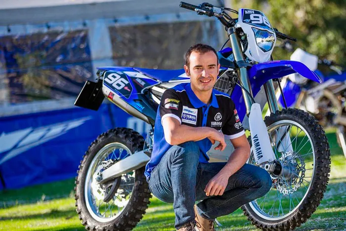 Christobal Guerrero enduro yamaha  250 WRF 2015 