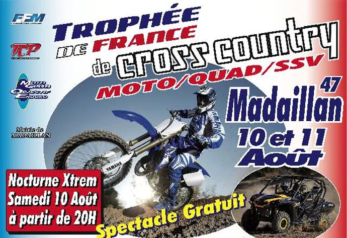 Cross Country moto enduro madaillain