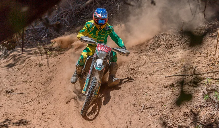 daniel Sander pilotes Husqvarna ISDE 2018