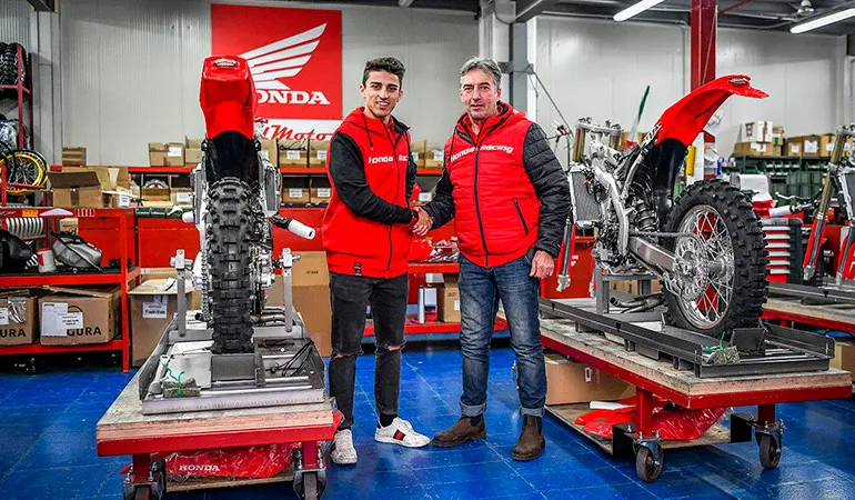 Davide Soreca et Gianni Belloni davide soreca pilote honda redmoto 2019 2
