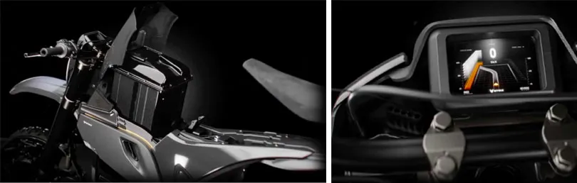 detail STRIX moto electrique
