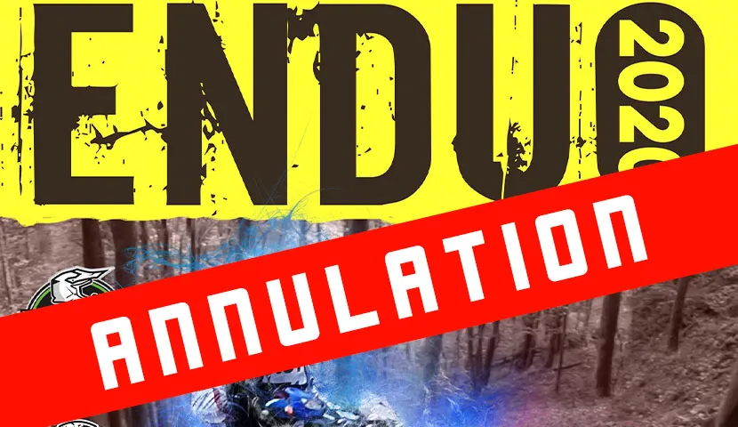 Annulation de l'Enduo 2020