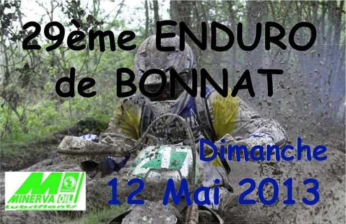 enduro de ligue de Bonnat  2013