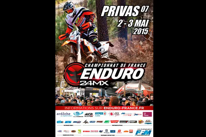 championnat de France d'enduro à Privas